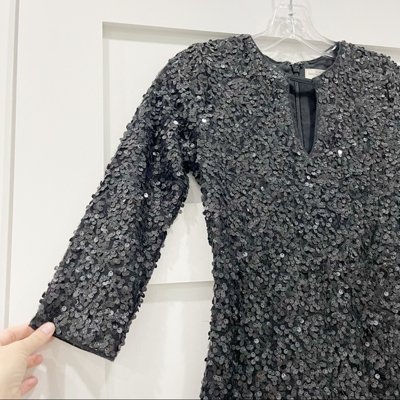 Abercrombie & Fitch Black Sequined Dress - Picture 3 of 8